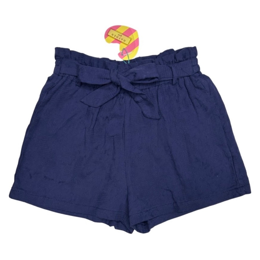 Hayden Girl Embroidered Paperbag Shorts‎